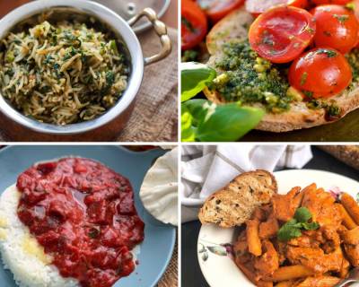 Weekly Meal Plan - Homemade Pizza, Paneer Butter Masala Biryani, Beetroot Sambar, Badam Kheer and More