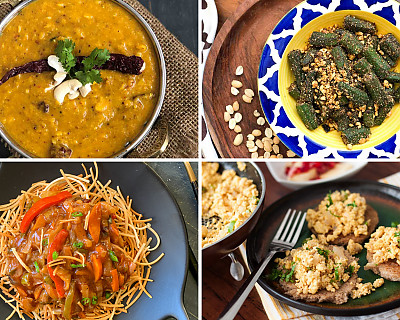 Weekly Meal Plan - Nellore Brinjal Fry, Iyengar Style Masala Toast, American Chop Suey, and More
