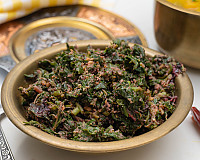 Keerai Thoran Recipe Made Using Amaranthus Leaves