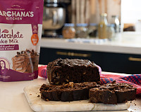 Sugar Free Eggless Chocolate Banana Cake Recipe Using Archana's Kitchen Sugar Free Chocolate Cake Mix