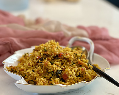 Thakkali Sadam Recipe - Spicy Tomato Rice