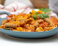 Penne Pasta In Creamy Tomato Sauce Made Using Archana's Kitchen Multi Millet Penne Pasta