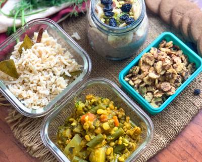 Britannia Nutrichoice Nutri Dabba 7: Sai Bhaji, Chawal, Ragi Breakfast Bowl & Chana Jor Garam