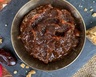 Date and Tamarind Chutney Recipe - Khajur Imli Chutney