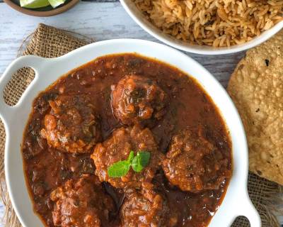 Keeme Ja Bhalla Recipe - Sindhi Mutton Keema Balls In Gravy