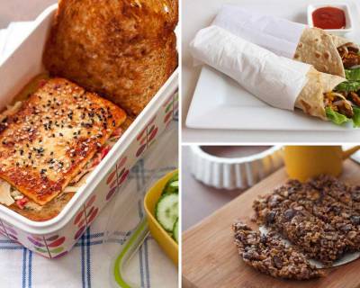 Kids School Lunch Box Menu Plan-Chettinad Pulao, Rajma Wrap, Palak Paneer & More