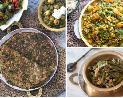 Office Lunch Box Menu Plan-Crispy Amla Gawar Phali Sabzi,Kashmiri Style Pulao & More