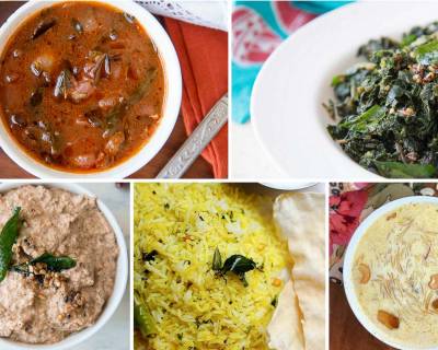 South Indian Thali Meal - Janmashtami Special Recipes