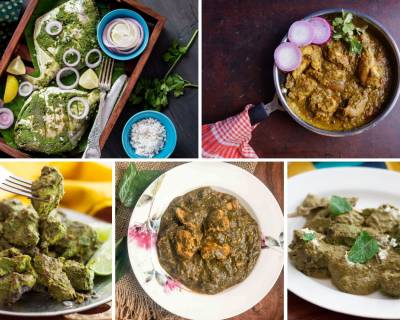 16 Delicious Hariyali Indian Non Veg Recipes You Must Try | Green Non Veg Curries
