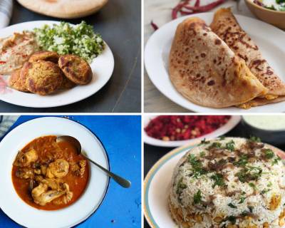 Weekly Meal Plan - Chole Masala Biryani, Stuffed Arbi Paratha And Much More