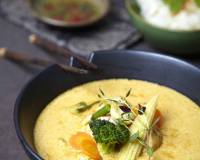 Thai Chicken Green Curry With Vegetables Recipe