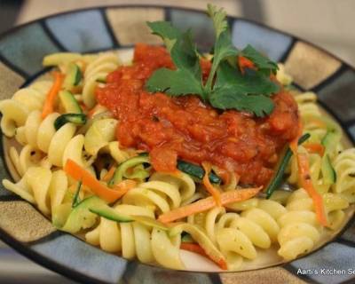 Zucchini and Carrot Pasta Recipe