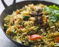 Vegetable Biryani Recipe With Chatpata Aloo