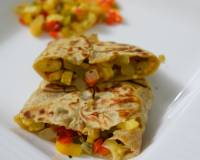 Stuffed Corn and Capsicum Paratha Recipe with Herbs