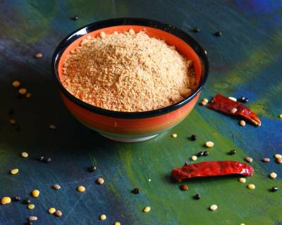 Andhra Style Paruppu Podi Recipe - Dal Podi