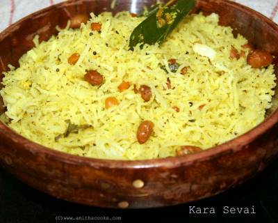 Kara Sevai Recipe (Lemon Vermicelli)