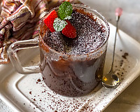 Eggless Chocolate Mug Cake Recipe - Instant Microwave Cake