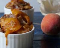 Eggless Peach Cobbler Recipe
