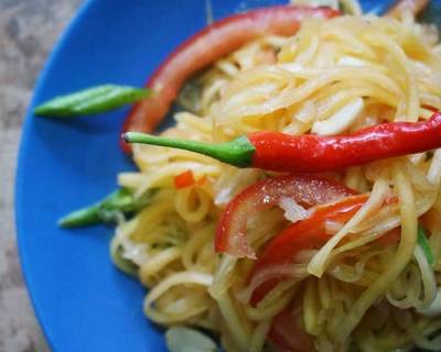 Thai Som Tum Recipe (Thai Green Papaya Salad)