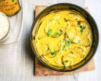 Eggplant In Mustard Poppy Seed Yogurt Gravy Recipe-Begun Doi Sorse Posto bata Jhol