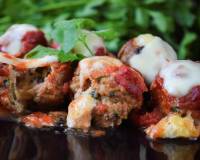 Mozzarella & Parmesan Stuffed Meat Balls Recipe