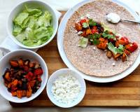 Curried Sweet Potato Mexican Fajita Recipe