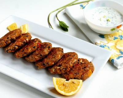 Lobia Kebabs Recipe (Black Eyed Bean Patties)