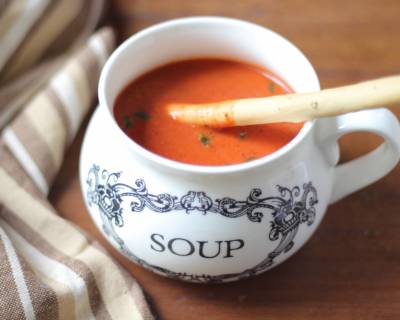 टमाटर और चकुंदर का सूप रेसिपी - Tomato & Beetroot Soup Recipe