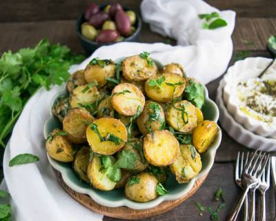 Herbed Baby Potatoes Recipe