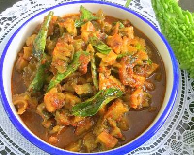 Karathe Nonche Recipe - Bitter Gourd Pickle