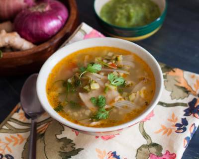 Thenthuk Soup Recipe - Tibetan Style Noodle Soup