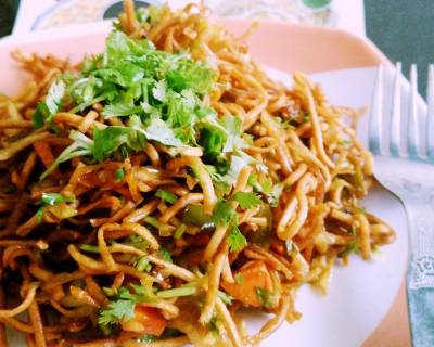 Chinese Bhel Recipe - No Onion No Garlic