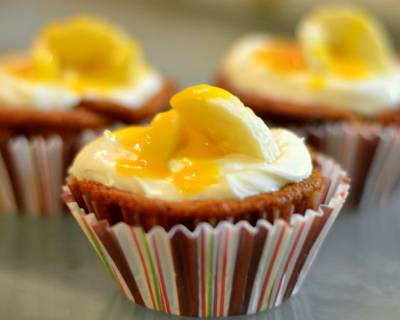 Hidden Banana Cupcake Recipe