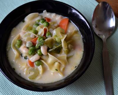 Heart Healthy White Bean And Noodle Soup Recipe