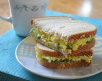 Rye Breakfast Sandwich With Cucumber And Eggs Recipe