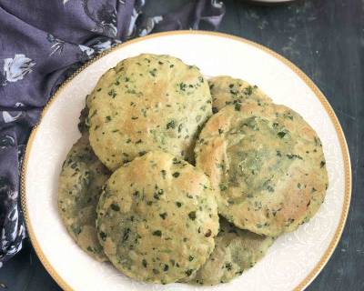 Dahi Methi Puri Recipe - Fenugreek Leaves Puri With Yogurt