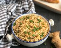 जिंजर तेरियाकि राइस रेसिपी - Ginger Teriyaki Rice Recipe