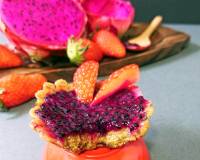 No Bake Dragon Fruit Jam Tarts Recipe