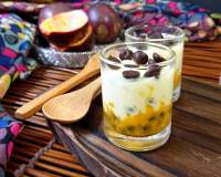 Passion Fruit- Shrikhand Shots Recipe