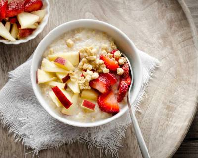 Broken Wheat And Apple Porridge Recipe