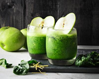 Green Apple Spinach Refresher Recipe