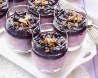 Lemon Grass Oats & Almonds Pudding Recipe with Macerated Berries