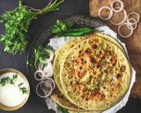 Matar Paneer Kulcha Recipe -Cottage Cheese And Peas Stuffed Leavened Flat Bread