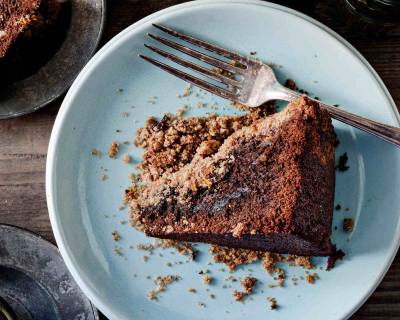 Whole Wheat Espresso Chocolate Streusel Cake Recipe