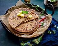 Whole Wheat Soya Keema Kulchas