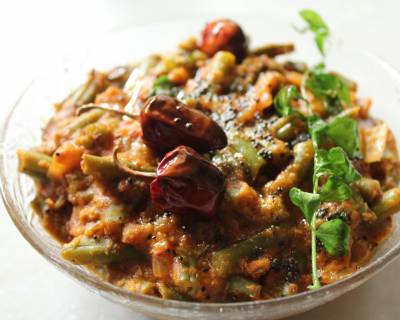Beans Karam Recipe (Beans Curry)