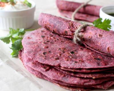 Beet and Avocado Chapati Recipe