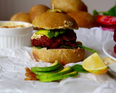 Beet Quinoa Sliders Recipe