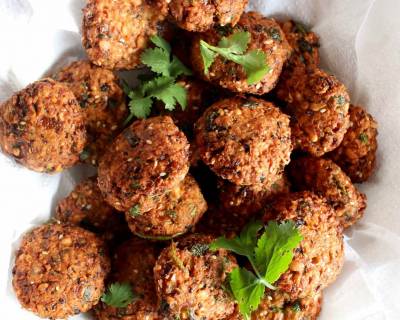 Black Eyed Peas Masala Vadas Recipe