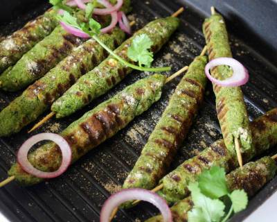 Haryali Seekh Kebab Recipe